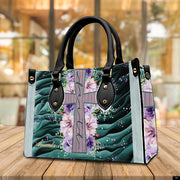 PREAUREUM "{split_values}" Personalized {collection_title} Leather Handbag