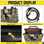 Spacious interior view of tote handbag showing lining and inner compartments