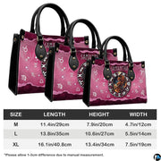 Proportional scaling graphic outlining dimensions for Celestial Archer Satchel Handbag.