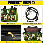 Detail panel for St Patricks Day character handbag