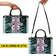 PREAUREUM "{split_values}" Personalized {collection_title} Leather Handbag