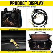 Outdoor lifestyle demonstration featuring the crescent moon art accessory held in daylight.