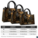 Personalized Witch Handbag with Purse, Custom Name Gothic Leather Bag Set for Women, Halloween Shoulder Bag, Witch Gift