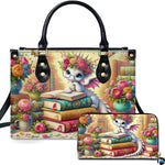 Personalized Dragon Leather Handbag, Fantasy Gothic Purse for Women, Mythical Shoulder Bag Gift for Dragon Lovers