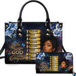 Christian scripture artwork depicting floral bible verse art and golden banners on companion accessories.