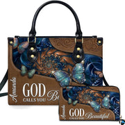 Personalized Christian Leather Handbag – Custom Purse Faith Gift for Mom, Grandma, Women Birthday or Christmas