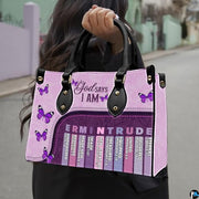 Personalized God Says I Am Butterflies Handbag, Gift for Mom