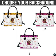 Personalized Leather Handbag for Black Women, Custom African Purse Bag Set, Birthday Meaningful Gifts for Mom, Friend
