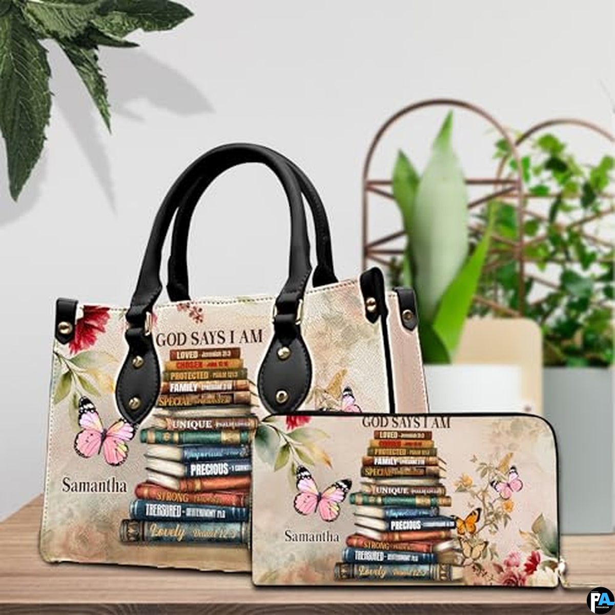 Christian Gifts for Women Faith, Customized Christian Leather Handbag, Jesus Bag, Bible Purse, Inspirational Religious