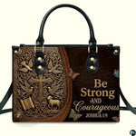 Personalized Christian Leather Handbag – Custom Purse Faith Gift for Mom, Grandma, Women Birthday or Christmas