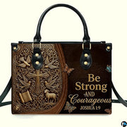 Personalized Christian Leather Handbag – Custom Purse Faith Gift for Mom, Grandma, Women Birthday or Christmas