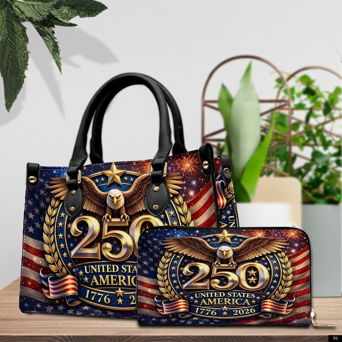 PREAUREUM "{split_values}" Personalized {collection_title} Leather Handbag
