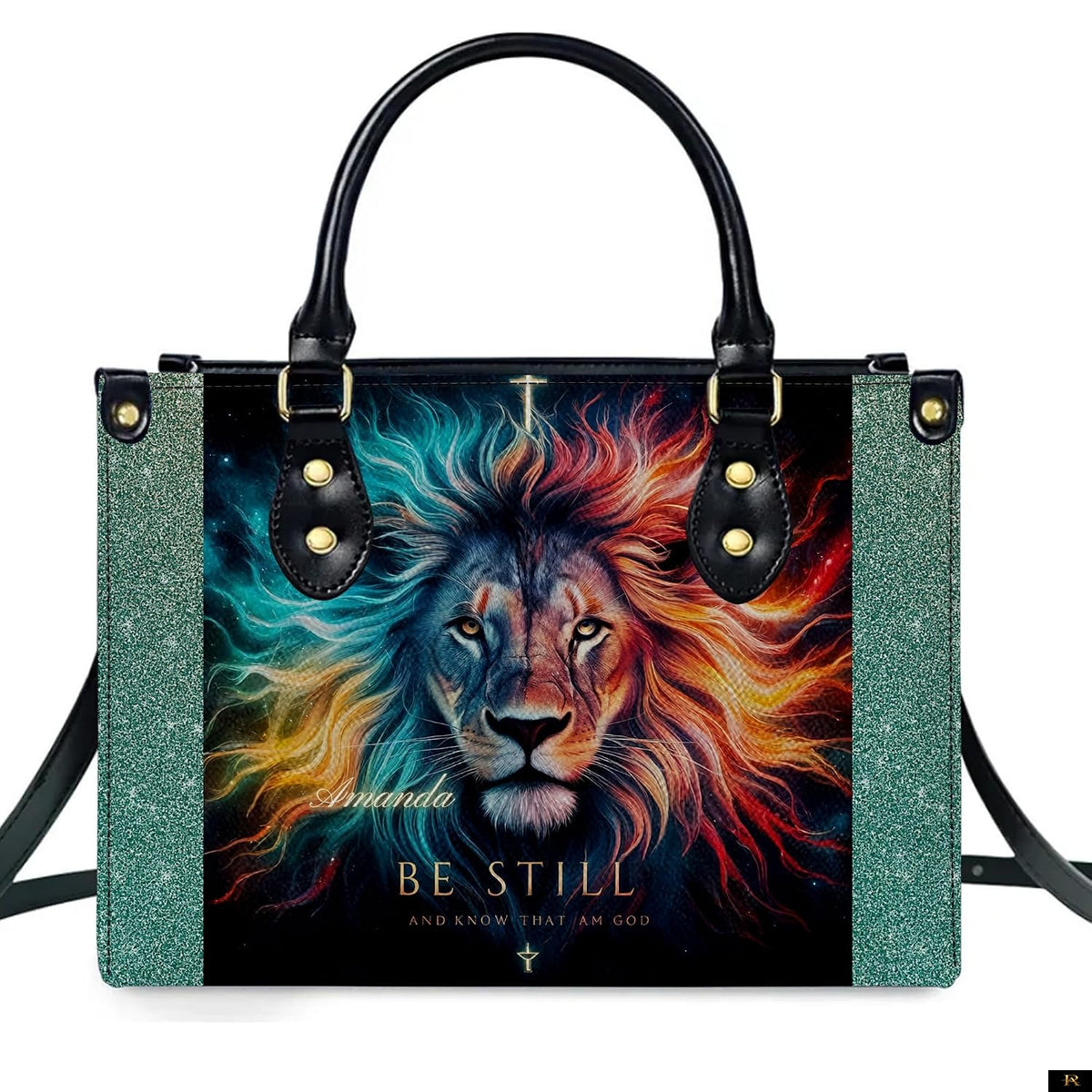 PREAUREUM "{split_values}" Personalized {collection_title} Leather Handbag