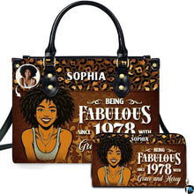 Personalized Black Women Leather Bag, Custom Name African Purses and Handbags Gifts for Mom Birthday Christmas Mothers Day