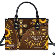 Personalized Christian Leather Handbag, Jesus Christian Tote Bag, Bible Purse, Religious Bags Gift for Mom, Women