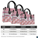 Personalized Pink Quilted Jewel Bow Handbag, Removable Strap