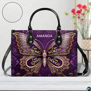 Personalized Christian Leather Handbag, Jesus Christian Tote Bag, Bible Purse, Religious Bags Gift for Mom, Women