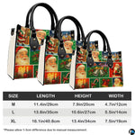 Size comparison chart detailing Medium, Large, and Extra Large handbag dimensions.