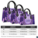 Personalized Christian Leather Handbag – Custom Purse Faith Gift for Mom, Grandma, Women Birthday or Christmas