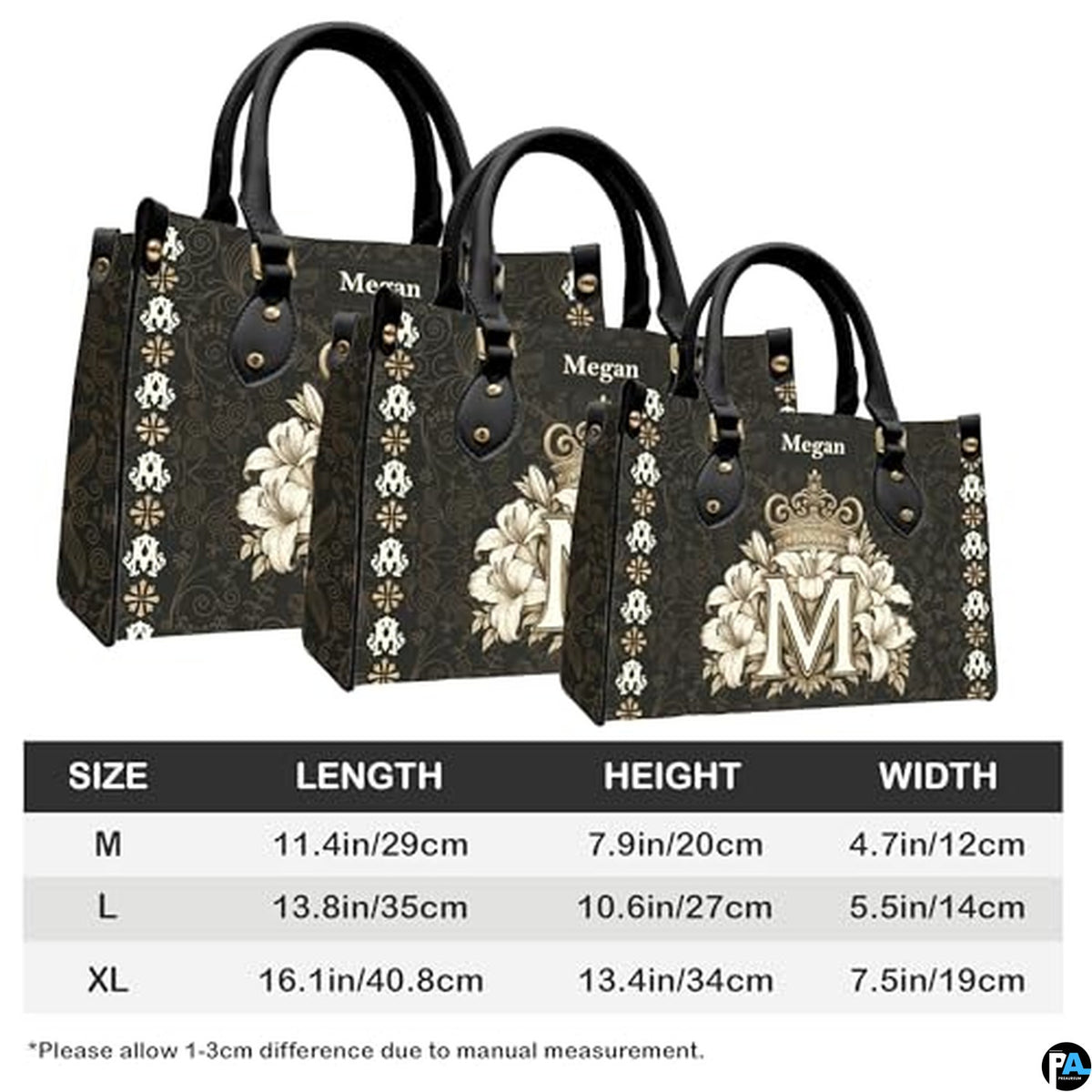 Custom Catholic Virgin Mary Leather Bag, Personalized Name Handbags and Purses for Christian Women Religious Bag Gifts