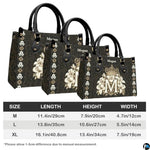 Custom Catholic Virgin Mary Leather Bag, Personalized Name Handbags and Purses for Christian Women Religious Bag Gifts