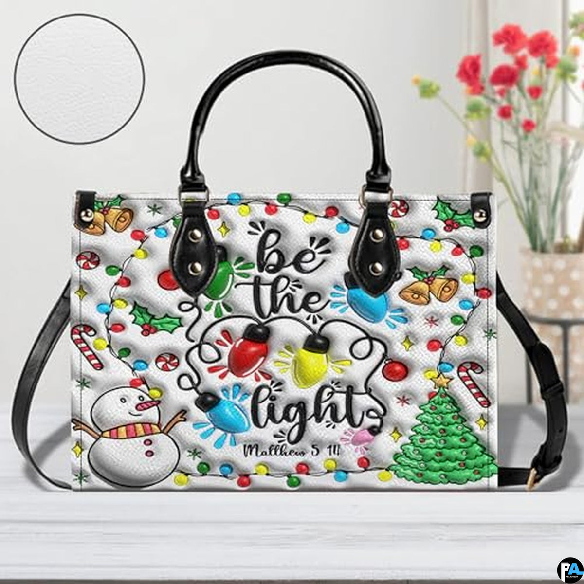 Personalized Tree festive Christmas Handbag