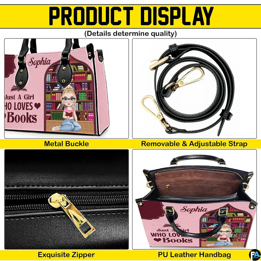 Sizing guide comparing Medium, Large, and Extra Large dimensions for the handbag.