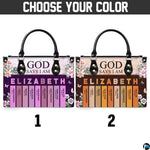 Personalized Christian Leather Handbag For Women, Bible Purse, Religious Bags Christian Gift For Women Her, Jesus Bag