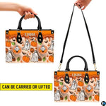 Personalized Witch Leather Bags, Halloween Purses For Women, Witch Art Bag, Spooky Halloween Purses, Holiday Gifts