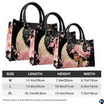 Personalized Black Women Leather Bag, Custom Name African Purses and Handbags Gifts for Mom Birthday Christmas Mothers Day