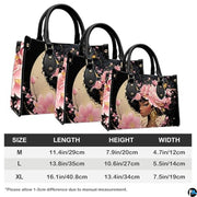 Personalized Black Women Leather Bag, Custom Name African Purses and Handbags Gifts for Mom Birthday Christmas Mothers Day