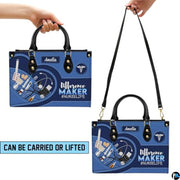 Personalized Nurse Leather Bag – Custom Medical Handbag & Purse Set with Name Gifts for Nursing Student Christmas Gift