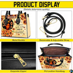 Personalized African American Leather Bag, African Purse, Gifts for Black Girl Women, Black History Handbags
