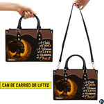 Personalized Leather Handbag for Black Women, Custom African Purse Bag Set, Birthday Meaningful Gifts for Mom, Friend