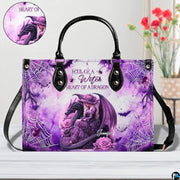 Personalized Witch Leather Bags, Halloween Purses For Women, Witch Art Bag, Spooky Halloween Purses, Holiday Gifts