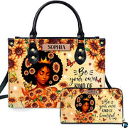 Personalized African American Leather Bag, African Purse, Gifts for Black Girl Women, Black History Handbags