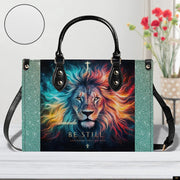 PREAUREUM "{split_values}" Personalized {collection_title} Leather Handbag