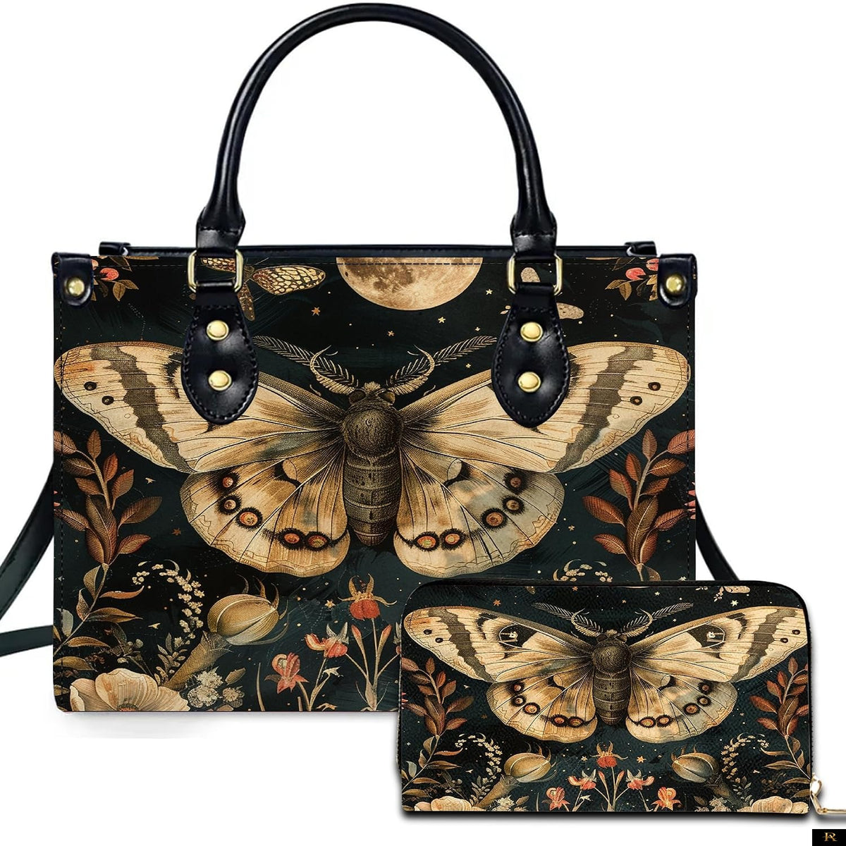 PREAUREUM "{split_values}" Personalized {collection_title} Leather Handbag
