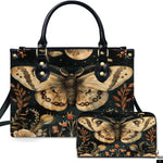 PREAUREUM "{split_values}" Personalized {collection_title} Leather Handbag