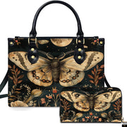 PREAUREUM "{split_values}" Personalized {collection_title} Leather Handbag