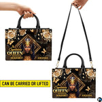 Personalized Leather Handbag for Black Women, Custom African Purse Bag Set, Birthday Meaningful Gifts for Mom, Friend