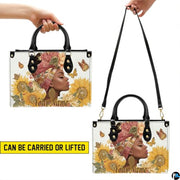Personalized Black Women Leather Bag, Custom Name African Purses and Handbags Gifts for Mom Birthday Christmas Mothers Day