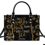 PREAUREUM "{split_values}" Personalized {collection_title} Leather Handbag