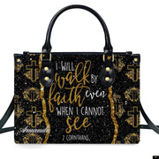 PREAUREUM "{split_values}" Personalized {collection_title} Leather Handbag