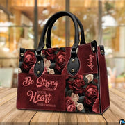 Personalized Christian Leather Handbag, Jesus Christian Tote Bag, Bible Purse, Religious Bags Gift for Mom, Women