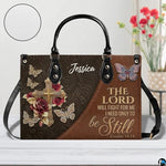 Personalized Christian Leather Handbag – Custom Purse Faith Gift for Mom, Grandma, Women Birthday or Christmas