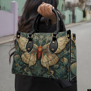 PREAUREUM "{split_values}" Personalized {collection_title} Leather Handbag