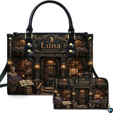 Dark Academia Library Art Victorian Storefront Graphic Design