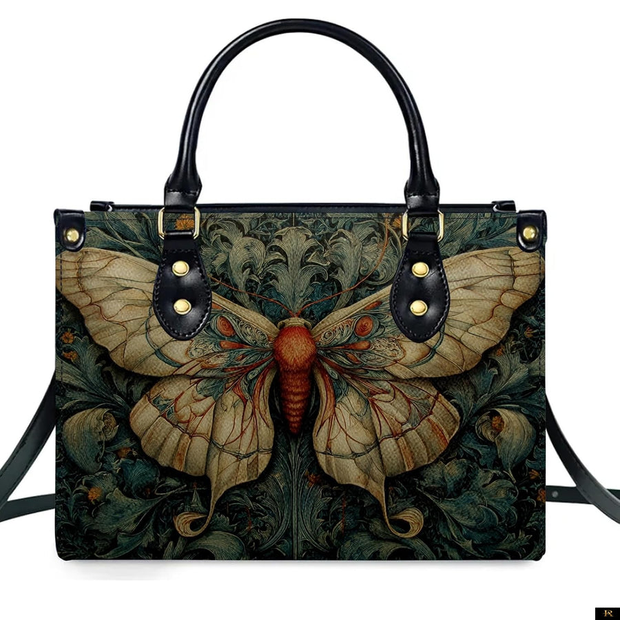 PREAUREUM "{split_values}" Personalized {collection_title} Leather Handbag