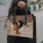 Personalized Leather Handbag for Black Women, Custom African Purse Bag Set, Birthday Meaningful Gifts for Mom, Friend